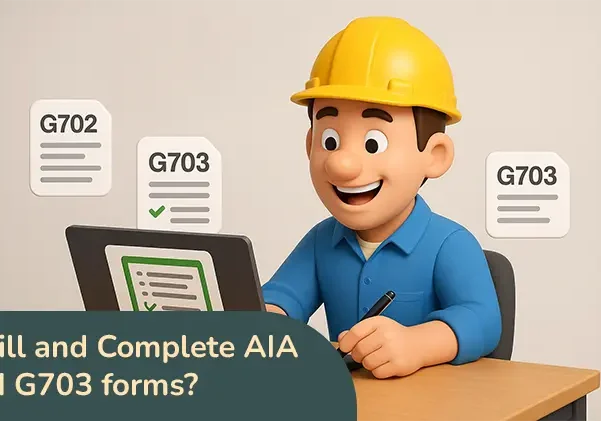 How to fill G702 and G703 form